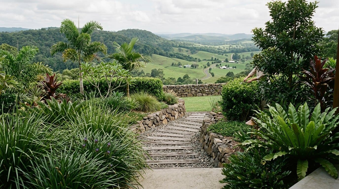 Garden character of Mapleton on the Sunshine Coast