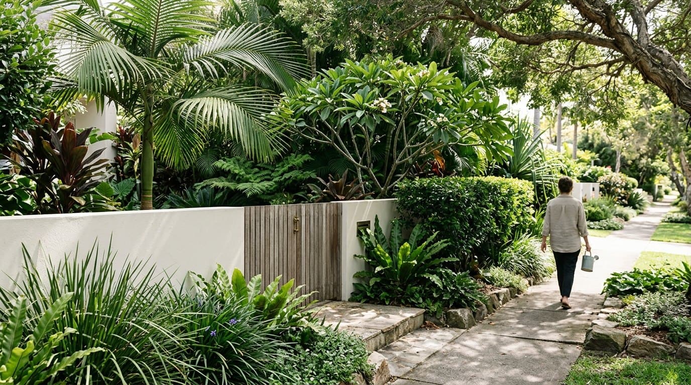 Garden character of Noosa on the Sunshine Coast